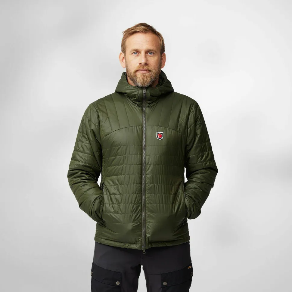 Fjällräven Men's Expedition X-Lätt Hoodie Flame Orange