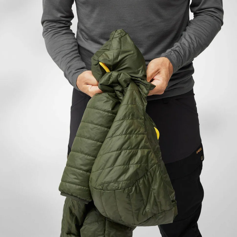Fjällräven Men's Expedition X-Lätt Hoodie Flame Orange