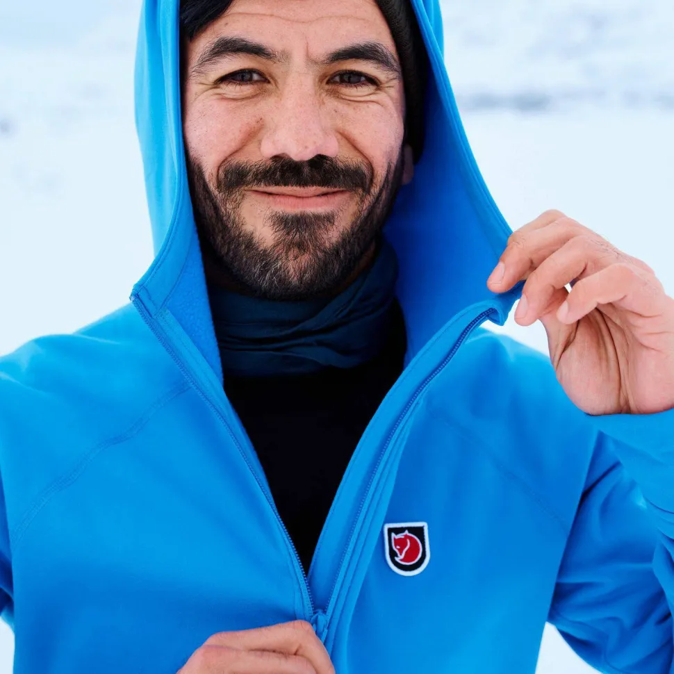 Fjällräven Men's Expedition Fleece Hoodie Un Blue