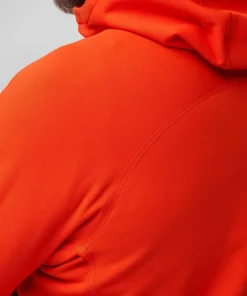 Fjällräven Men's Expedition Fleece Hoodie Flame Orange