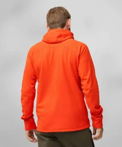 Fjällräven Men's Expedition Fleece Hoodie Flame Orange