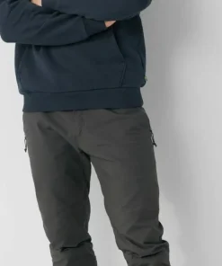 Fjällräven Men's Fjällräven Logo Hoodie Dark Navy