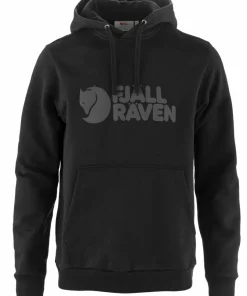 Fjällräven Men's Fjällräven Logo Hoodie Black