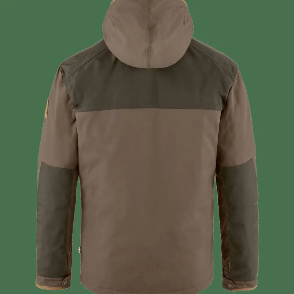 Fjällräven Men's Greenland No. 1 Down Jacket Suede Brown-Dark Olive