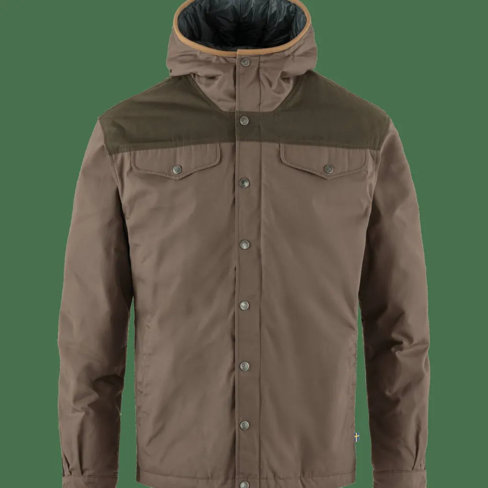 Fjällräven Men's Greenland No. 1 Down Jacket Suede Brown-Dark Olive