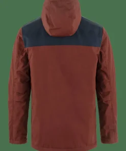 Fjällräven Men's Greenland Winter Jacket Maroon-Dark Navy