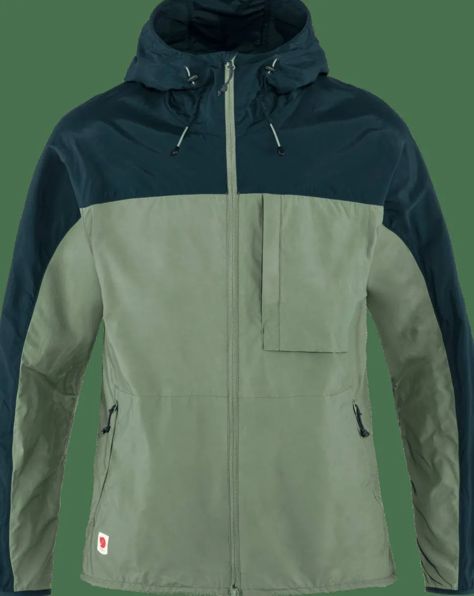 Fjällräven Men's High Coast Wind Jacket Patina Green/Navy