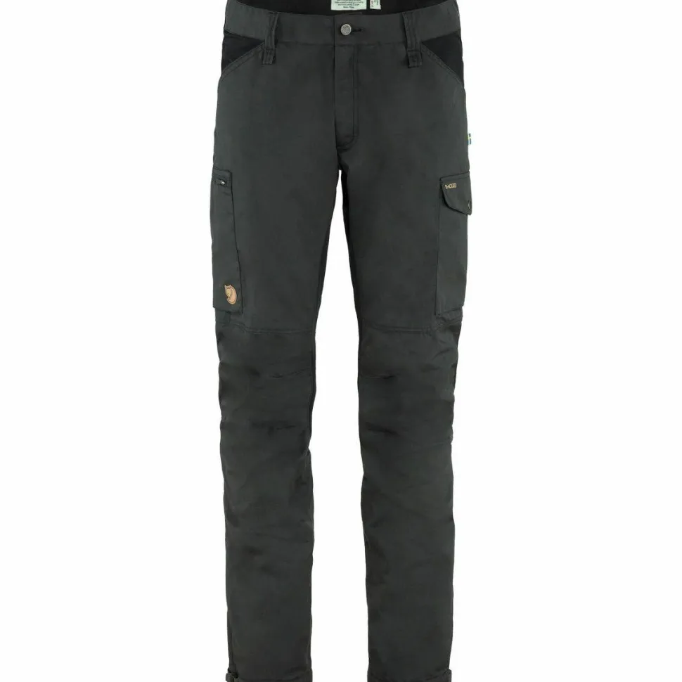 Fjällräven Men's Kaipak Trousers Dark Grey-Black