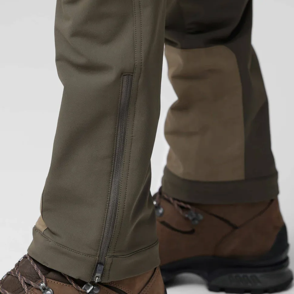 Fjällräven Men's Keb Agile Winter Trousers Deep Forest-Laurel Green