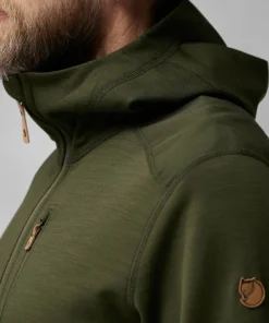 Fjällräven Men's Keb Fleece Hoodie Deep Forest