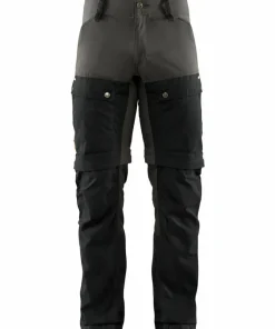 Fjällräven Men's Keb Gaiter Trousers Long Black/Stone Grey