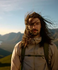 Fjällräven Men's Keb Lätt Wind Jacket Fossil