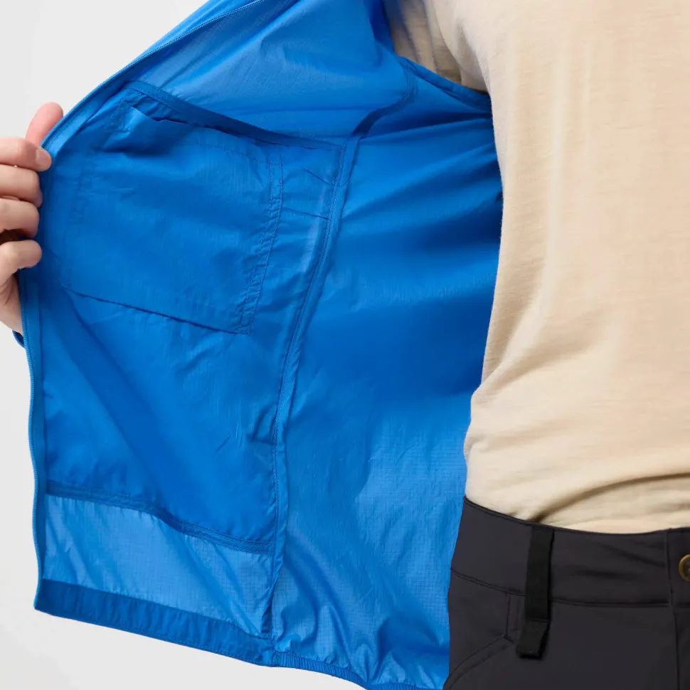 Fjällräven Men's Keb Lätt Wind Jacket Un Blue