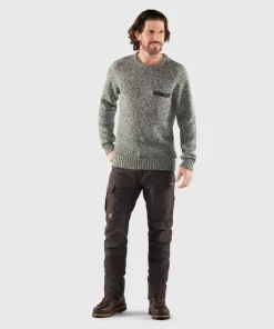 Fjällräven Men's Lada Round-neck Sweater Grey
