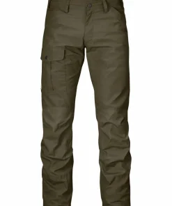 Fjällräven Men's Nils Trousers Long Dark Olive