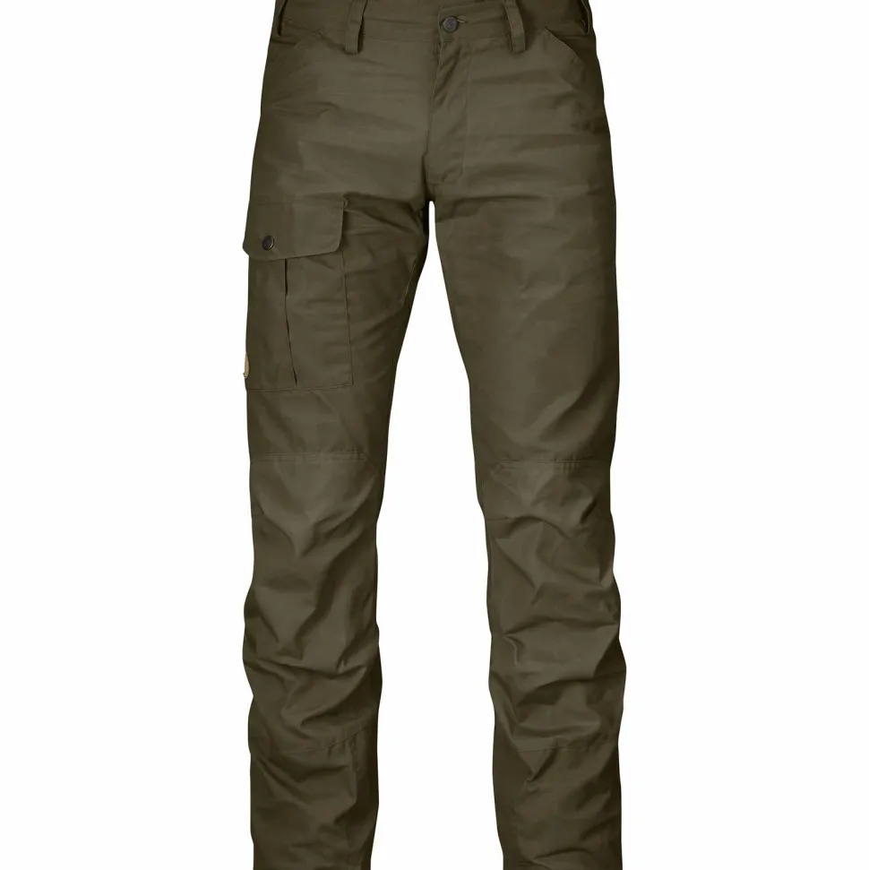 Fjällräven Men's Nils Trousers Long Dark Olive