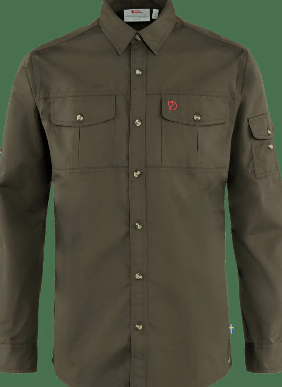Fjällräven Men's Sarek Trekking Shirt Dark Olive