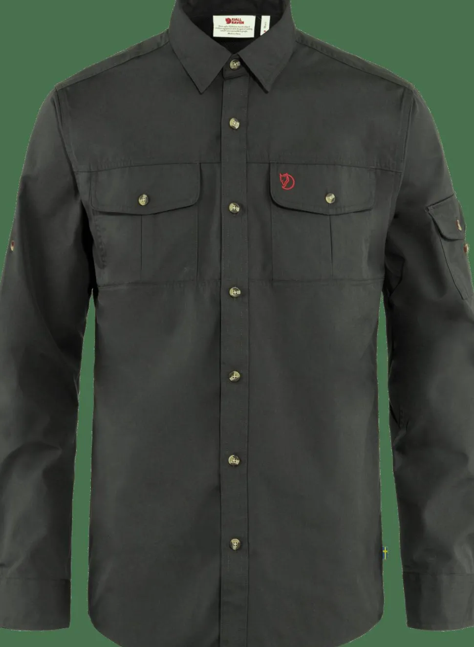 Fjällräven Men's Sarek Trekking Shirt Dark Grey
