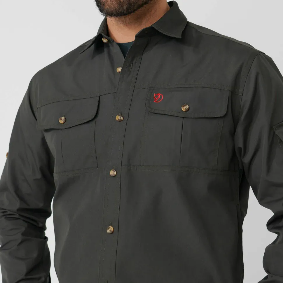 Fjällräven Men's Sarek Trekking Shirt Mountain Blue