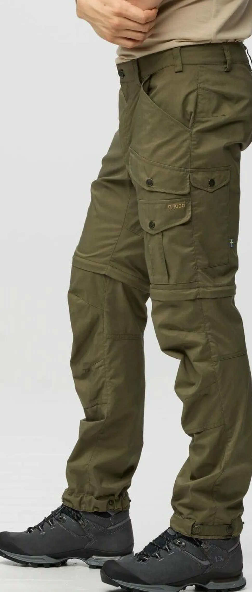 Fjällräven Men's Vidda Pro Lite Zip-Off Trousers Fossil