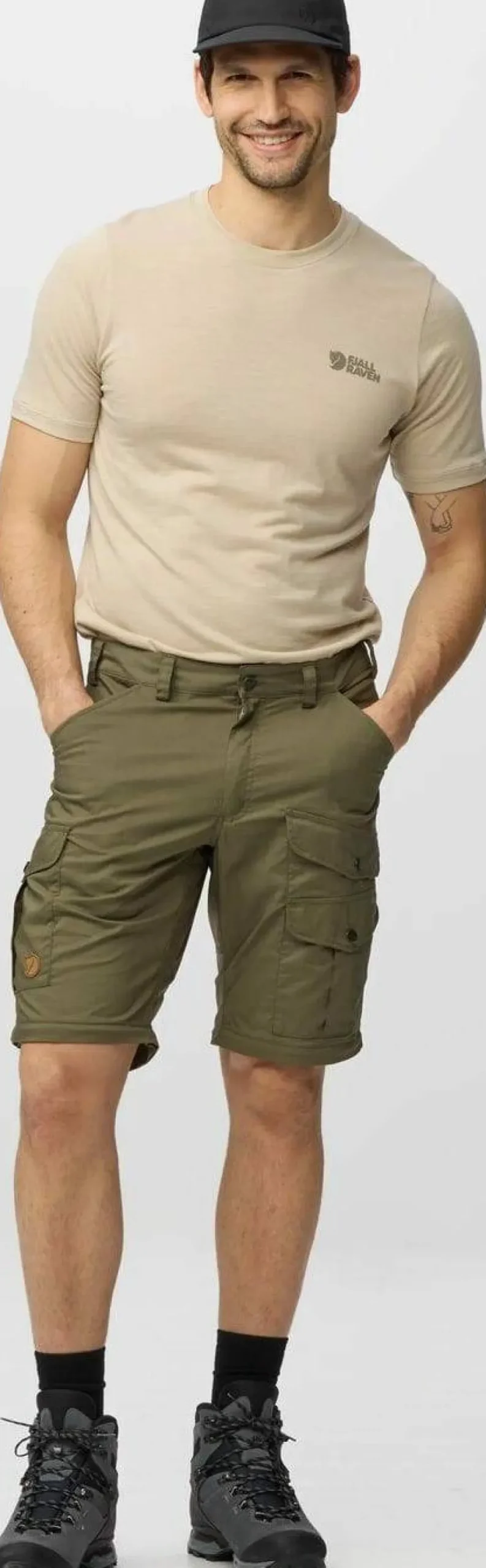 Fjällräven Men's Vidda Pro Lite Zip-Off Trousers Fossil