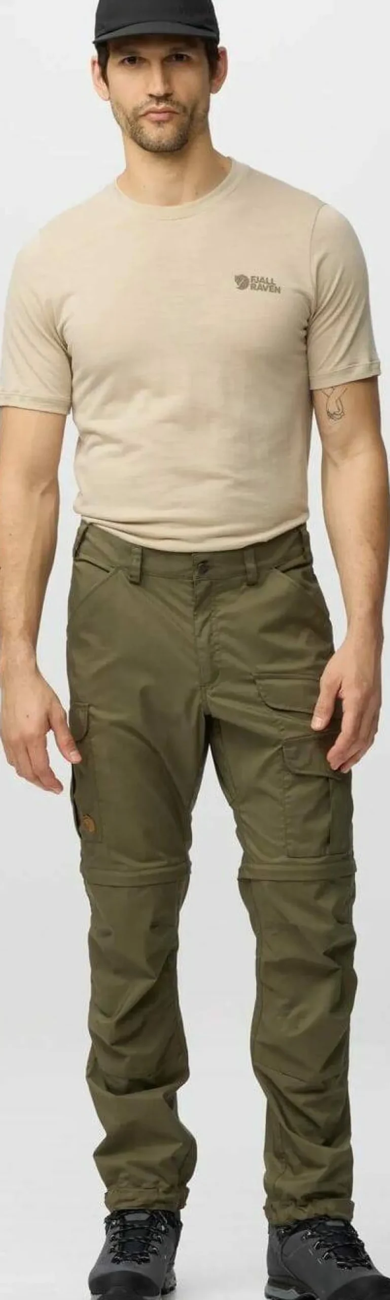Fjällräven Men's Vidda Pro Lite Zip-Off Trousers Dark Grey