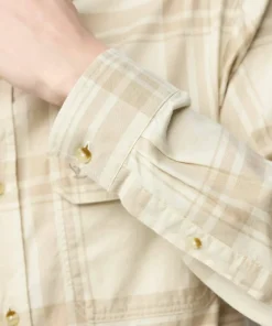 Fjällräven Men's Övik Lite Flannel Shirt Chalk White-fossil