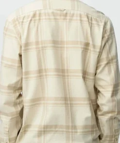 Fjällräven Men's Övik Lite Flannel Shirt Chalk White-fossil