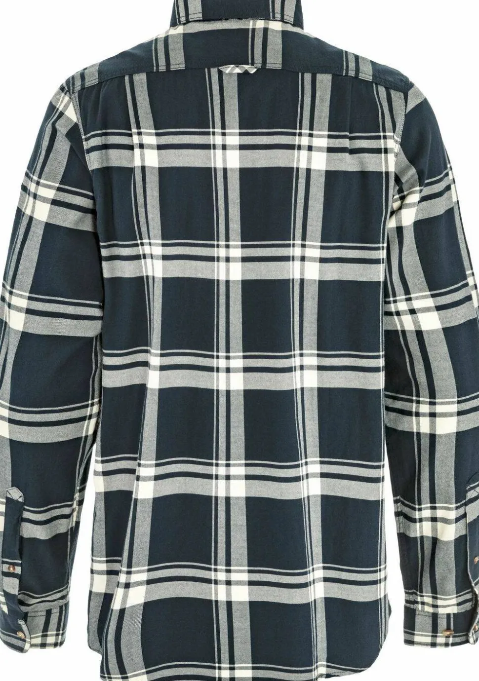 Fjällräven Men's Övik Lite Flannel Shirt Dark Navy-chalk White