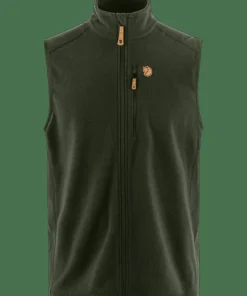 Fjällräven Men's Övik Lite Fleece Vest Deep Forest