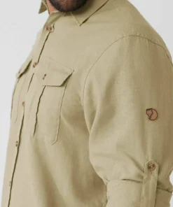Fjällräven Men's Övik Travel Long Sleeved Shirt Dark Navy