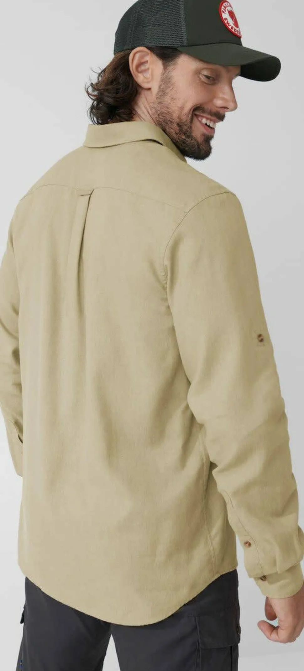 Fjällräven Men's Övik Travel Long Sleeved Shirt Dark Navy
