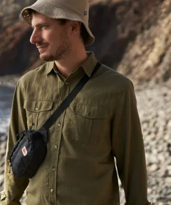 Fjällräven Men's Övik Travel Long Sleeved Shirt Green
