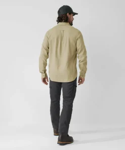 Fjällräven Men's Övik Travel Long Sleeved Shirt Green