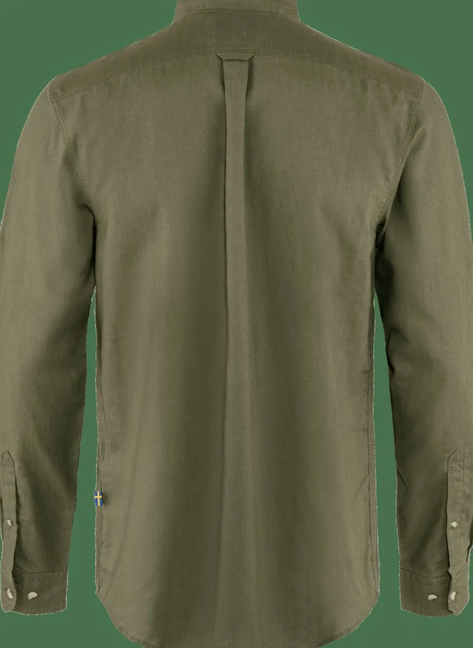 Fjällräven Men's Övik Travel Long Sleeved Shirt Green