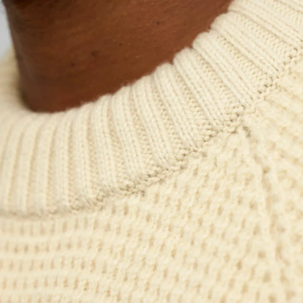 Fjällräven Men's Övik Waffle Knit Navy