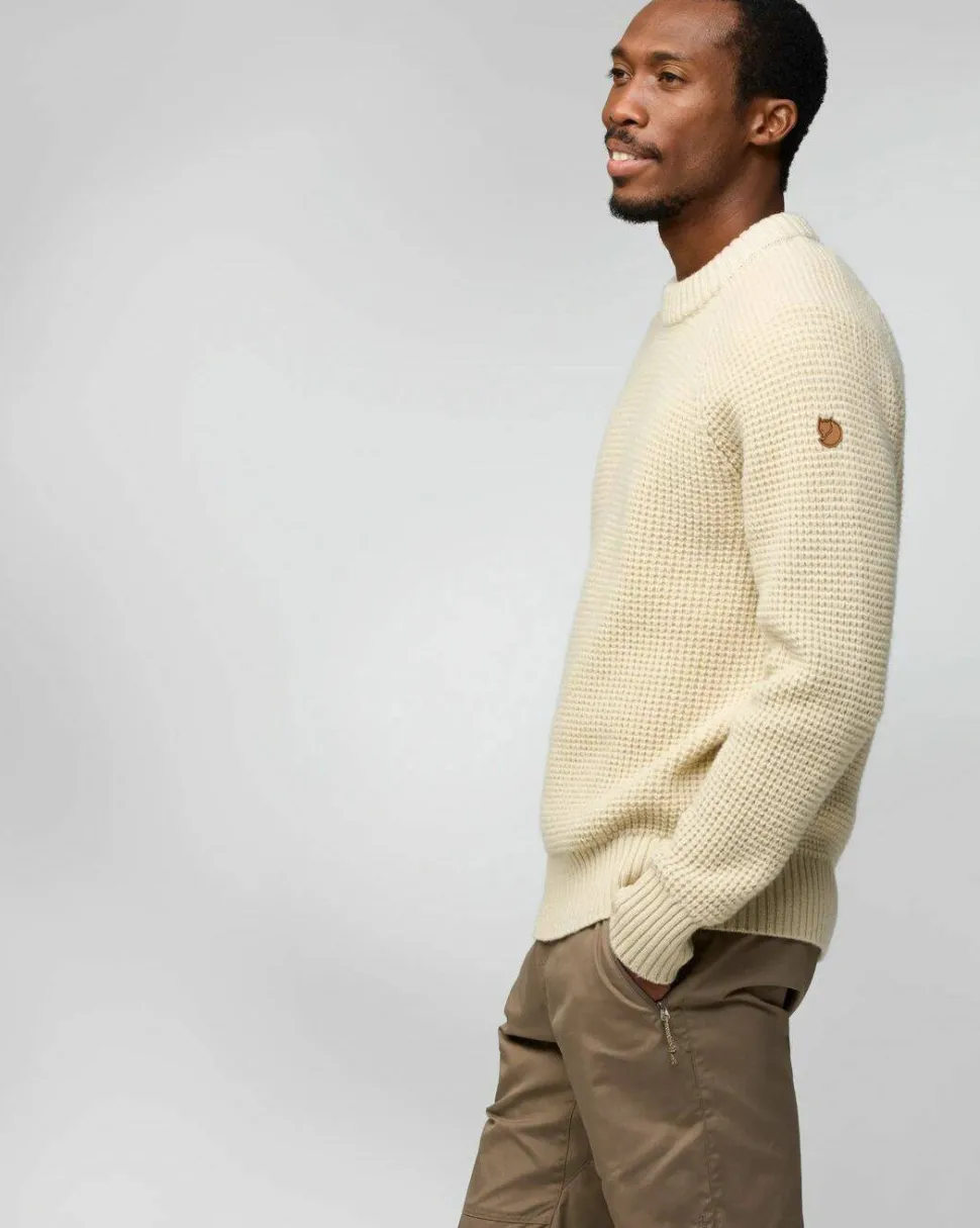 Fjällräven Men's Övik Waffle Knit Navy