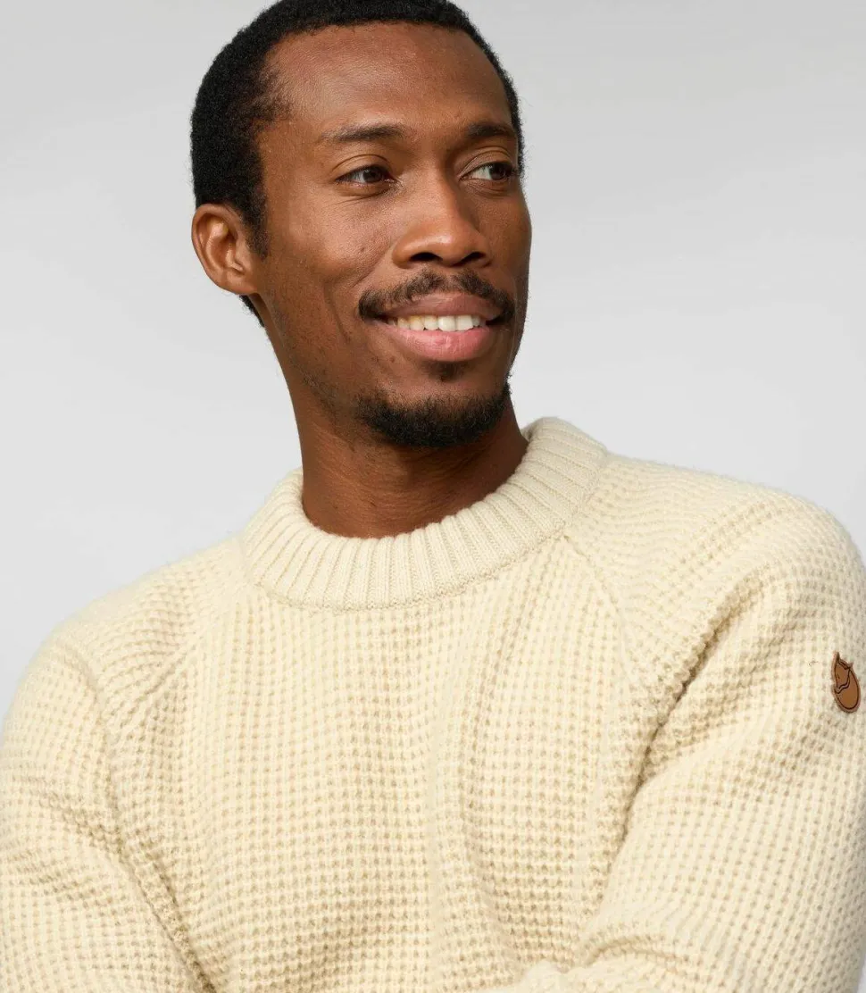 Fjällräven Men's Övik Waffle Knit Navy