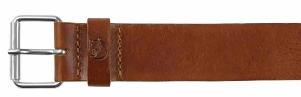 Fjällräven Singi Belt 4 cm Leather Cognac