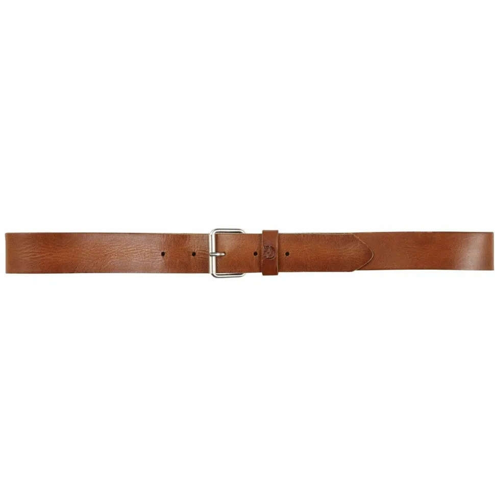 Fjällräven Singi Belt 4 cm Leather Cognac