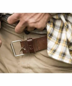 Fjällräven Singi Belt 4 cm Leather Cognac