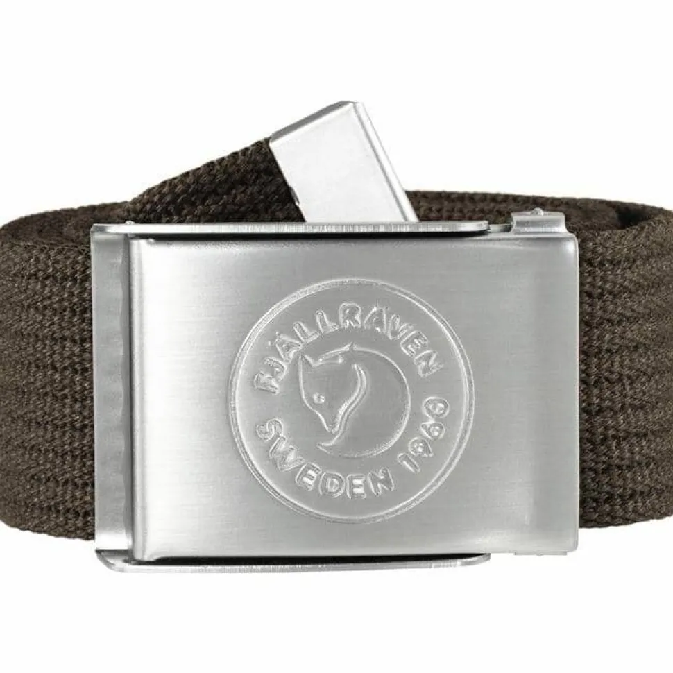 Fjällräven Unisex 1960 Logo Belt Dark Olive