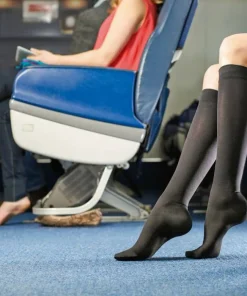 Go Travel Flight Socks Black