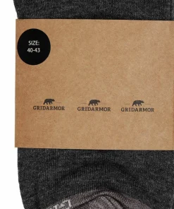 Gridarmor Heritage Merino Socks Mid Grey Melange