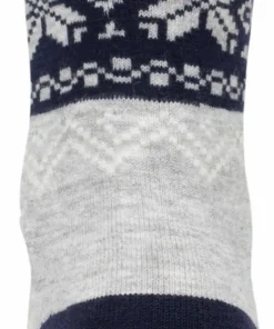 Gridarmor Heritage Merino Socks Lt. Grey/Dk Navy/White