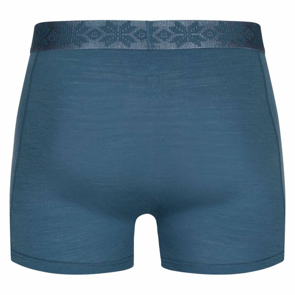 Gridarmor Men's Finse Merino Boxers Indian Teal