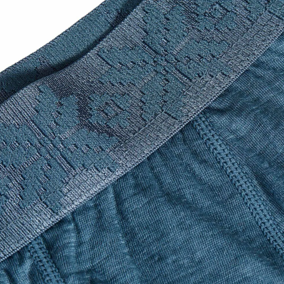 Gridarmor Men's Finse Merino Boxers Indian Teal