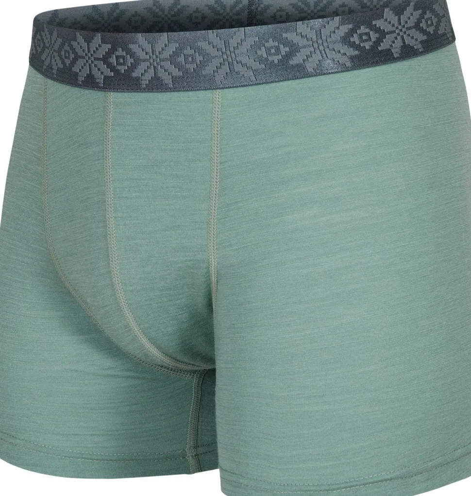 Gridarmor Men's Finse Merino Boxers Green Bay