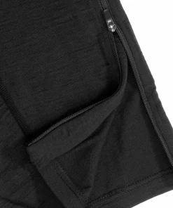 Gridarmor Men's Merino Undertøy Zip Longs Black Beauty