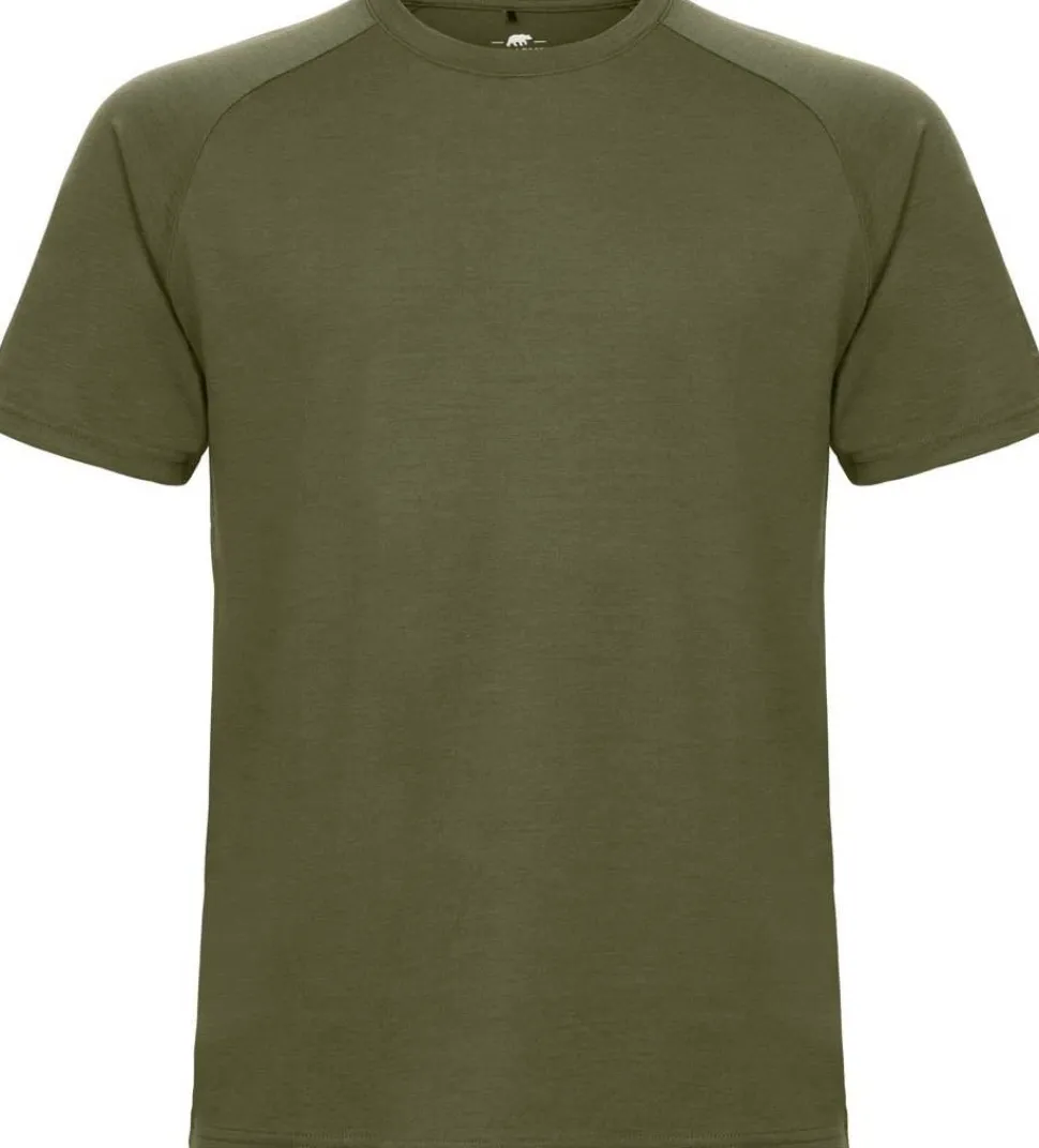 Gridarmor Men's Merino Wool Tee Winter Moss